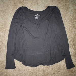 Dark gray American Eagle top
